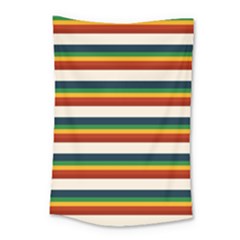 Rainbow Stripes Small Tapestry by tmsartbazaar