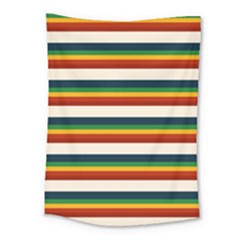 Rainbow Stripes Medium Tapestry by tmsartbazaar