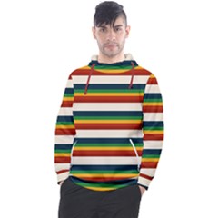 Rainbow Stripes Men s Pullover Hoodie by tmsartbazaar