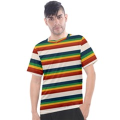 Rainbow Stripes Men s Sport Top by tmsartbazaar