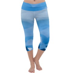 Aquamarine Capri Yoga Leggings by Janetaudreywilson