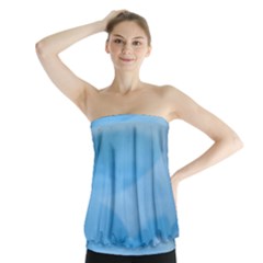 Aquamarine Strapless Top by Janetaudreywilson