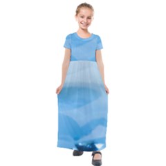 Aquamarine Kids  Short Sleeve Maxi Dress by Janetaudreywilson