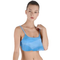 Aquamarine Layered Top Bikini Top  by Janetaudreywilson