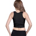 Rich Ebony Racer Back Crop Top View2