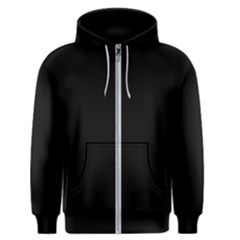 Rich Ebony Men s Zipper Hoodie by Janetaudreywilson