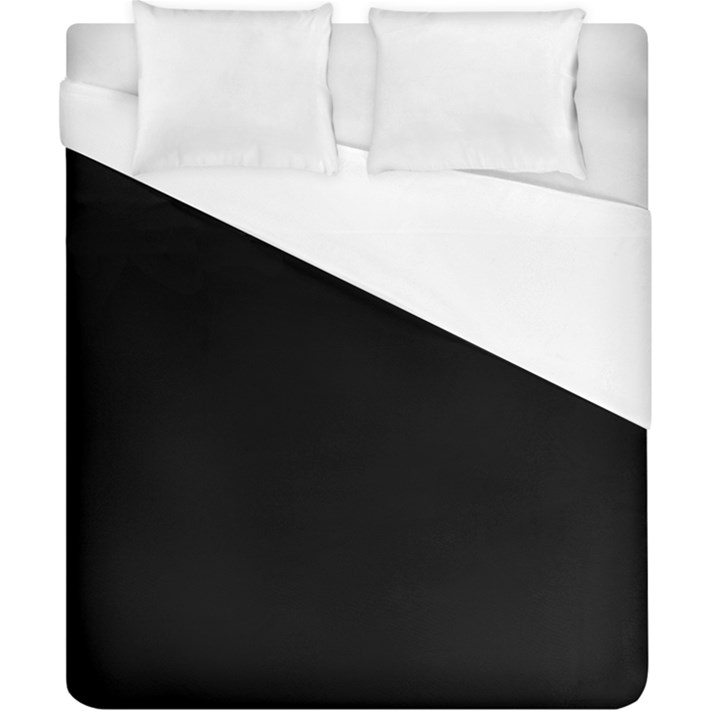 Rich Ebony Duvet Cover (California King Size)