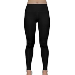 Rich Ebony Classic Yoga Leggings by Janetaudreywilson