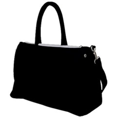 Rich Ebony Duffel Travel Bag by Janetaudreywilson