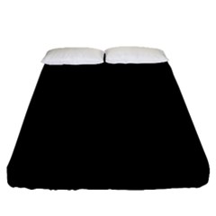 Rich Ebony Fitted Sheet (queen Size) by Janetaudreywilson