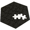 Rich Ebony Wooden Puzzle Hexagon View2