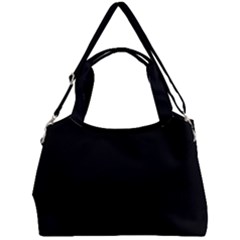 Rich Ebony Double Compartment Shoulder Bag by Janetaudreywilson