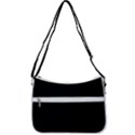 Rich Ebony Zip Up Shoulder Bag View3