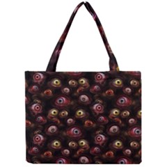 Zombie Eyes Pattern Mini Tote Bag by SpinnyChairDesigns