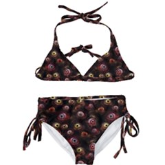 Zombie Eyes Pattern Kids  Classic Bikini Set