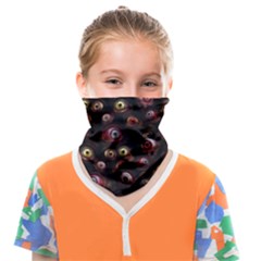 Zombie Eyes Pattern Face Covering Bandana (kids)