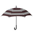 Brown and White Ikat Hook Handle Umbrellas (Small) View3