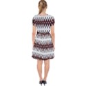 Brown and White Ikat Adorable in Chiffon Dress View2