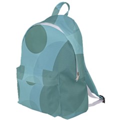 Teal Turquoise Blue Large Polka Dots The Plain Backpack by SpinnyChairDesigns