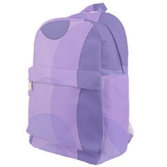 Purple Large Print Polka Dota Classic Backpack by SpinnyChairDesigns