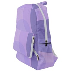 Purple Large Print Polka Dota Travelers  Backpack by SpinnyChairDesigns