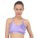 Purple Large Print Polka Dota Basic Training Sports Bra View1