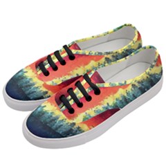 Rainbow Landscape Women s Classic Low Top Sneakers by robinyukiko