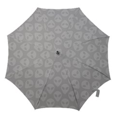 Grey Aliens Ufo Hook Handle Umbrellas (medium) by SpinnyChairDesigns