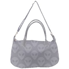 Grey Aliens Ufo Removal Strap Handbag by SpinnyChairDesigns