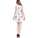 Red Polka Dot Hearts on White Reversible Sleeveless Dress View2