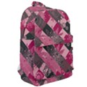 Abstract Pink Grey Stripes Classic Backpack View2