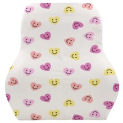 Cute Colorful Smiling Hearts Pattern Car Seat Back Cushion 