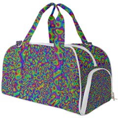 Abstract Rainbow Marble Camouflage Burner Gym Duffel Bag by SpinnyChairDesigns