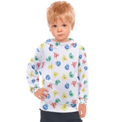 Cute Cartoon Germs Viruses Microbes Kids  Hooded Pullover by SpinnyChairDesigns