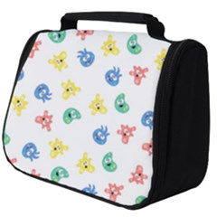 Cute Cartoon Germs Viruses Microbes Full Print Travel Pouch (big) by SpinnyChairDesigns