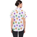 Cartoon Corona Virus Covid 19 Women s Short Sleeve Shirt View2