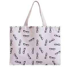 Geek Glasses With Eyes Zipper Mini Tote Bag by SpinnyChairDesigns