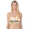 Orange Goldfish Pattern Bandeau Top View1