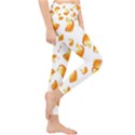 Orange Goldfish Pattern Lightweight Velour Classic Yoga Leggings View4