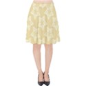 Gold Stars Pattern Velvet High Waist Skirt View1