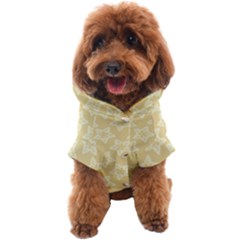 Gold Stars Pattern Dog Coat