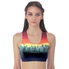 Rainbow Sig Sports Bra by robinyukiko