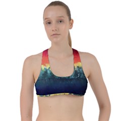 Rainbow Sig Criss Cross Racerback Sports Bra by robinyukiko