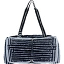 Black and White Abstract Grunge Stripes Multi Function Bag View1