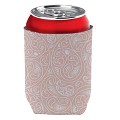 Barely There White Paisley Pattern Can Holder by SpinnyChairDesigns