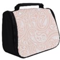 Barely There White Paisley Pattern Full Print Travel Pouch (Big) View2