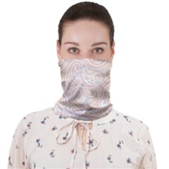 Barely There White Paisley Pattern Face Covering Bandana (adult)