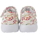 Colorful Rainbow Peace Symbols Kids  Velcro Strap Shoes View4