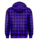 Dark Blue Black Buffalo Plaid Men s Core Hoodie View2