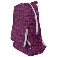 Plum Abstract Checks Pattern Travelers  Backpack by SpinnyChairDesigns